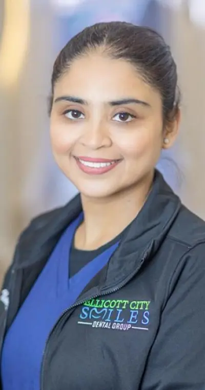 Dr. Navpreet Kaur Khatra, dentist at Smiott City Smiles Dental Group in Silver Spring, MD.